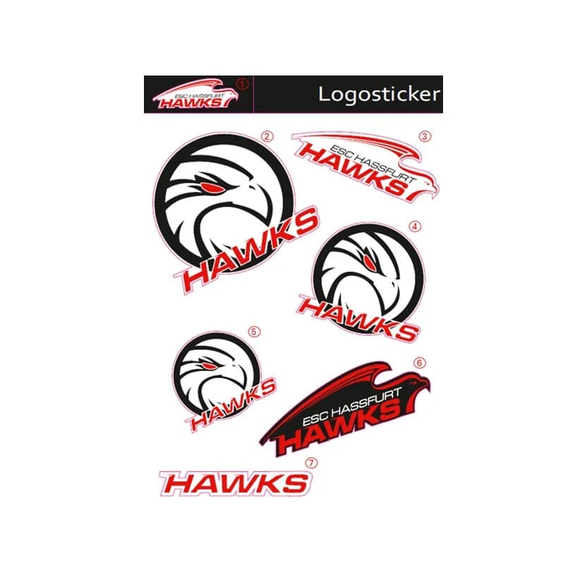 ESC-Hassfurt Sticker Set (7 Sticker)
