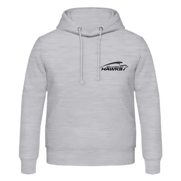 ESC Hassfurt - Hoodie Grau / Logo Schwarz #9