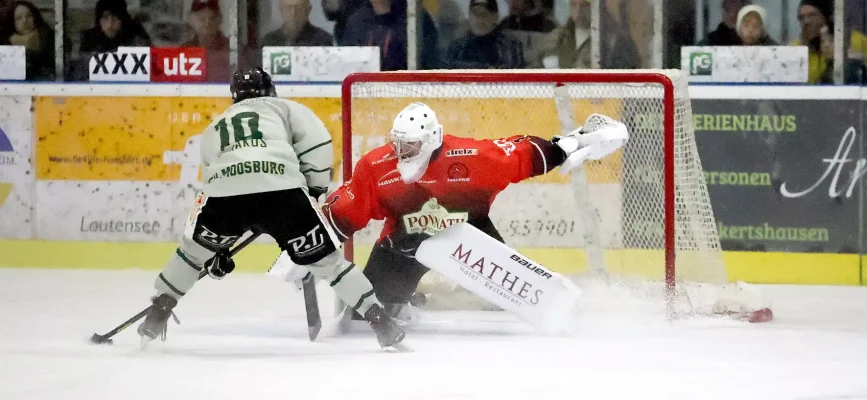 Max Schmidt im Spiel gegen Moosburg.